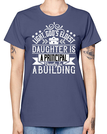 Light Gods eldest daughter is a principal beauty in a building Style 274# - architect -  Missy T-Shirt