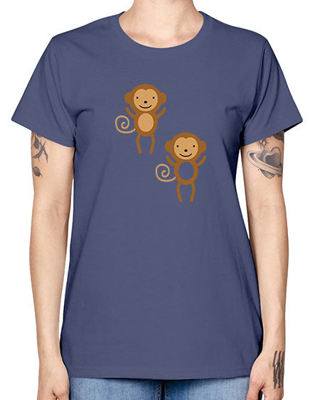 Little_monkeys_MF_5814 - monkey -  Missy T-Shirt