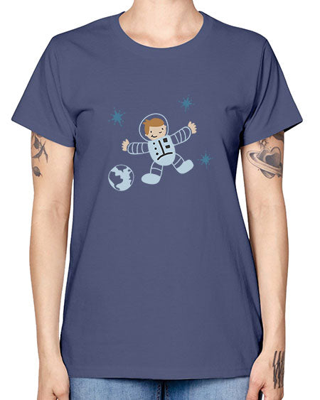 Littlespaceman 16# - space -  Missy T-Shirt