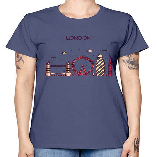 London 1159# - cities -  Missy T-Shirt