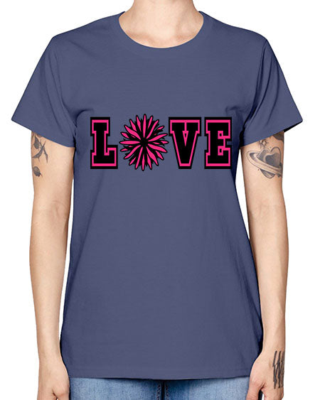 Love 694# - cheer -  Missy T-Shirt