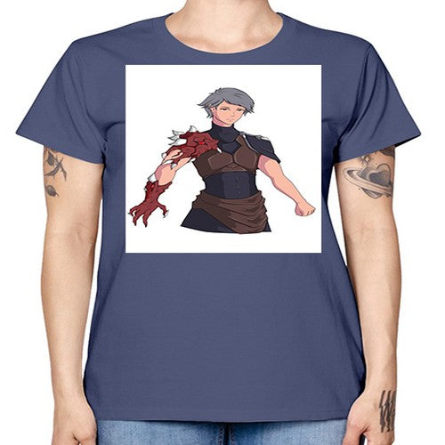 Man has parasite on hand 14# - anime -  Missy T-Shirt