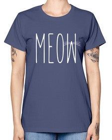 Meoww - cats -  Missy T-Shirt