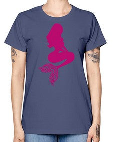 MermaidMandalaUpdated 933# - mandala -  Missy T-Shirt