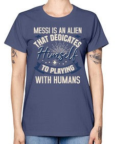 Messi is alien that dedicates himself 33# - ufo -  Missy T-Shirt