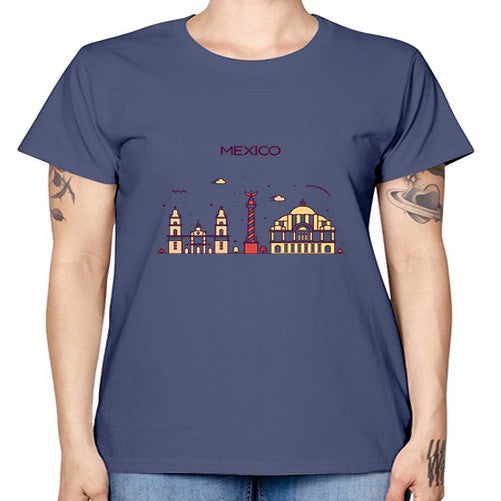 Mexico 1277# - cities -  Missy T-Shirt