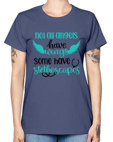 Not All Angels Have Style Style 1134# - nurse -  Missy T-Shirt