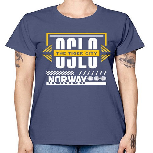 Oslo 1553# - cities -  Missy T-Shirt