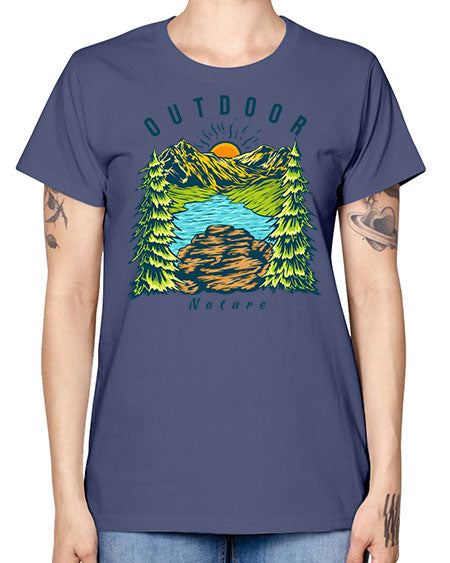 Outdoor Nature 17# - nature -  Missy T-Shirt