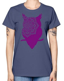 OwlMandalaUpdated 976# - mandala -  Missy T-Shirt