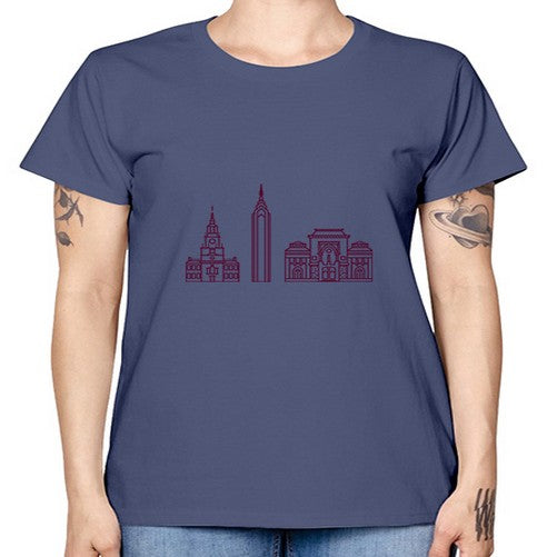 Philadelphia 1603# - cities -  Missy T-Shirt