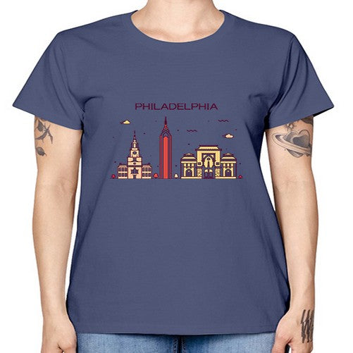 Philadelphia 1605# - cities -  Missy T-Shirt