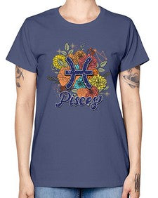 Pisces 129# - pisces -  Missy T-Shirt