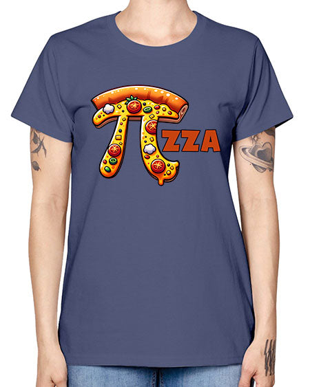 Pizza Pi Day Funny 40# - pi -  Missy T-Shirt