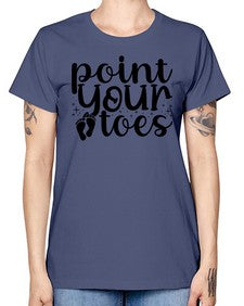 Point your toes 172# - ballet -  Missy T-Shirt