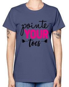 Pointe your toes 176# - ballet -  Missy T-Shirt