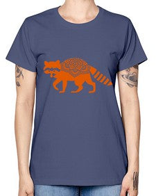 RacoonMandala 1010# - mandala -  Missy T-Shirt
