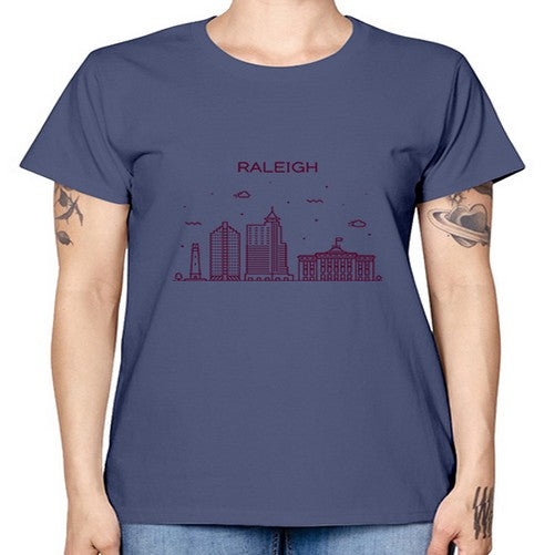 Raleigh 1708# - cities -  Missy T-Shirt