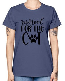 Reserved For The Cat Style 104# - cats -  Missy T-Shirt