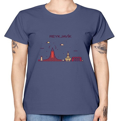 Reykjavik 1719# - cities -  Missy T-Shirt