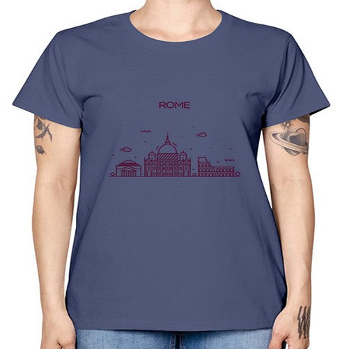 Rome 1748# - cities -  Missy T-Shirt