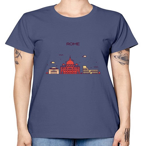 Rome 1750# - cities -  Missy T-Shirt
