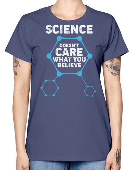 ScienceDoesntCareWhatYouScientistSkinite Scientist Skinite 51# - general science -  Missy T-Shirt