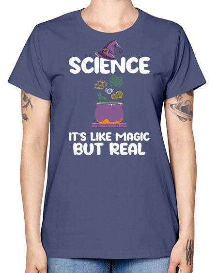 ScienceItsLikeMagicButScientistSkinite Scientist Skinite 48# - general science -  Missy T-Shirt