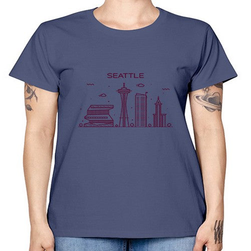Seattle 1807# - cities -  Missy T-Shirt