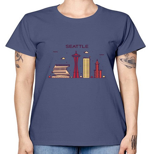 Seattle 1810# - cities -  Missy T-Shirt
