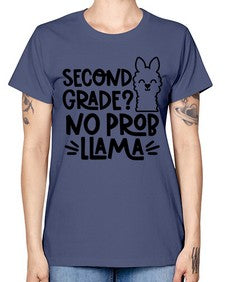Second Grade No Prob 830# - second grade -  Missy T-Shirt