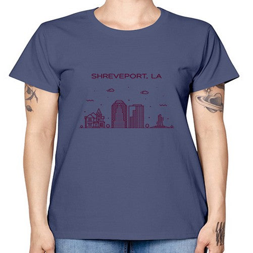 ShreveportLA 1838# - cities -  Missy T-Shirt