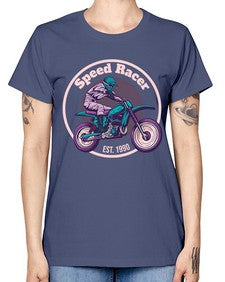 Speed racer 63# - motorcycle -  Missy T-Shirt