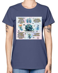 Straight Aquarius 468# - aquarius -  Missy T-Shirt