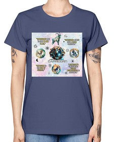 Straight Capricorn 471# - capricorn -  Missy T-Shirt