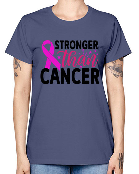 Stronger Than Cancer 6# - breast cancer -  Missy T-Shirt