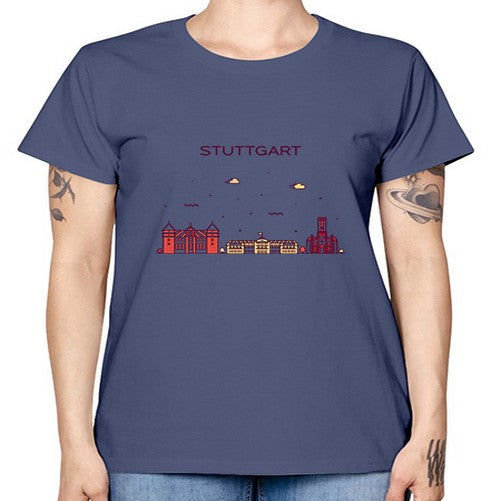 Stuttgart 1901# - cities -  Missy T-Shirt
