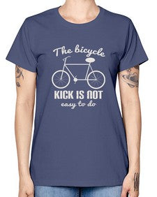 The bicycle kick is not easy to do 3# - bicycle -  Missy T-Shirt