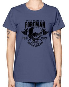 This man is 1166# - skull and bones -  Missy T-Shirt