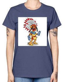 Thnksgvngindian 254# - cartoon general -  Missy T-Shirt