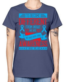 To become different from what we are we must have some awareness of what we are Style 11# - Self awareness -  Missy T-Shirt