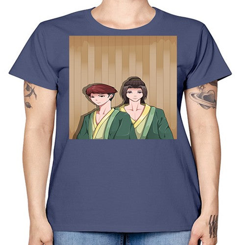 Two man in a hot spring 18# - anime -  Missy T-Shirt