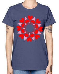 ValentineMandalaOPT 1194# - mandala -  Missy T-Shirt