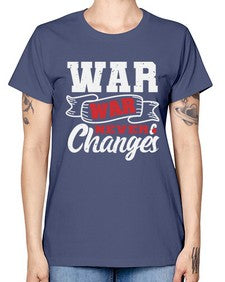 Warwar never changes 54# - video games -  Missy T-Shirt