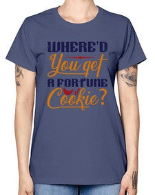 Whered you get that from a fortune cookie 165# - chess -  Missy T-Shirt