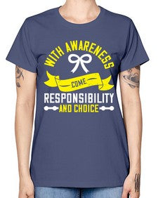 With awareness come responsibility and choice Style 5# - Self awareness -  Missy T-Shirt