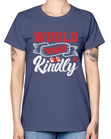 Would you kindly 55# - video games -  Missy T-Shirt