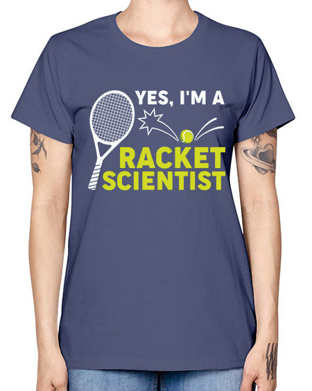 YesImARacketScientistScientistSkinite Scientist Skinite 1# - general science -  Missy T-Shirt