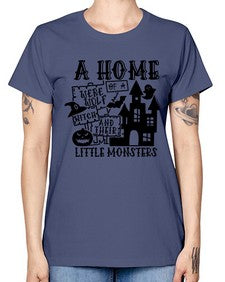 a home of a were wolf witch and their little monsters 53# - witch -  Missy T-Shirt