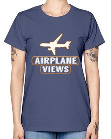 airplane views  5# - airplane -  Missy T-Shirt